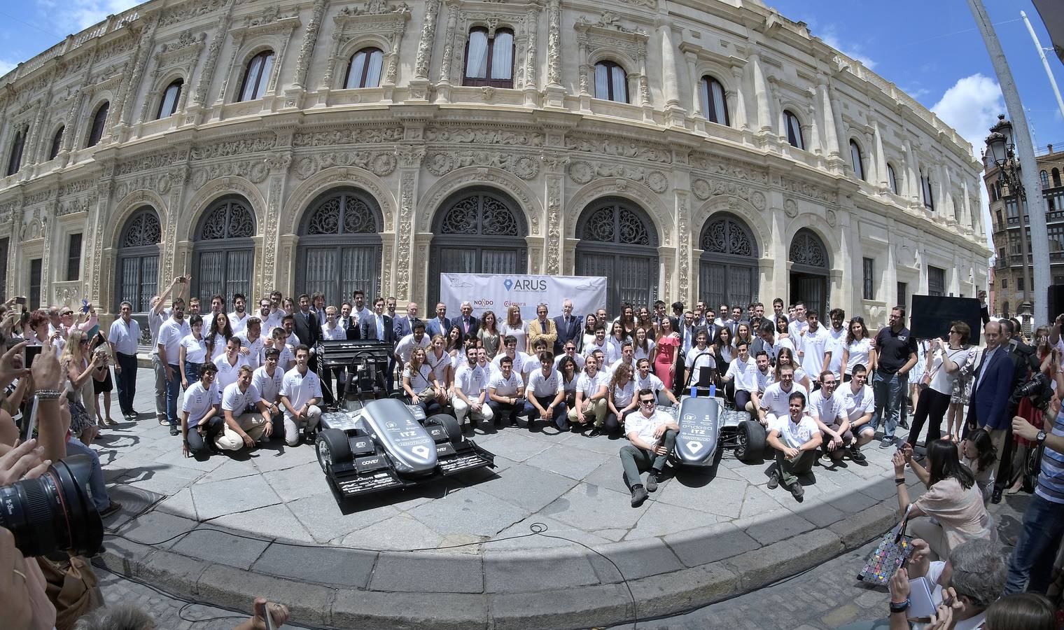 El equipo Arus Andalucía Racing Team de la Universidad de Sevilla presenta sus nuevos monoplazas